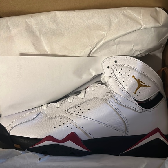 Cardinal Retro Jordan 7s - Picture 1 of 2
